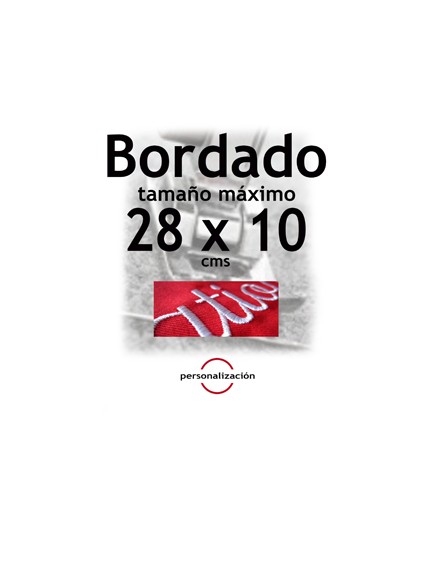 28 x 10 cm.