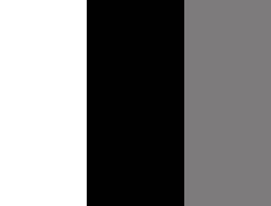 W·Blanco/Negro/Gris oscuro
